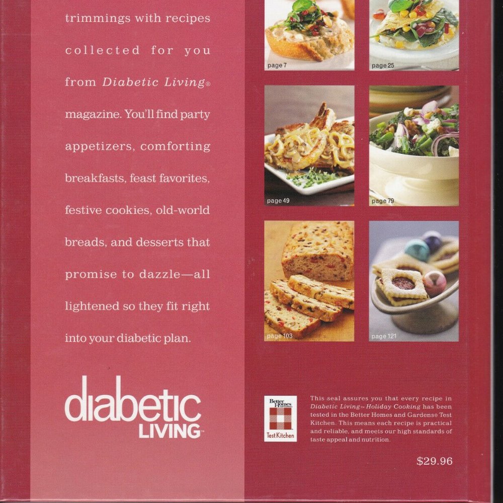 Diabetic Living Holiday Cooking (Volume 1) - Picture 4 of 4